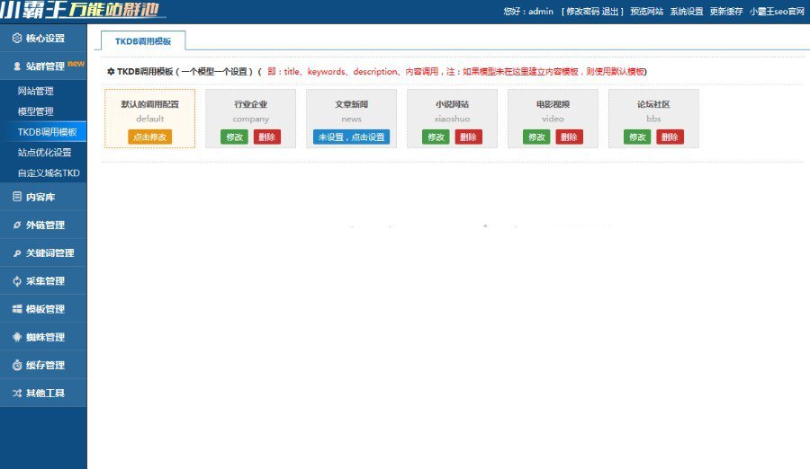 价值6000的小霸王SEO站群